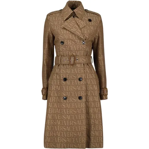 Coats > Trench Coats - - Versace - Modalova