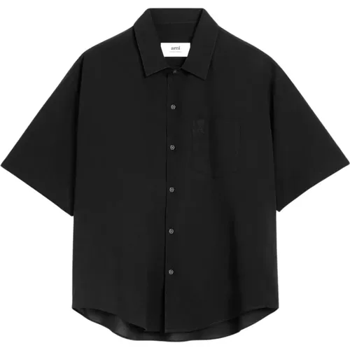 Shirts > Short Sleeve Shirts - - Ami Paris - Modalova