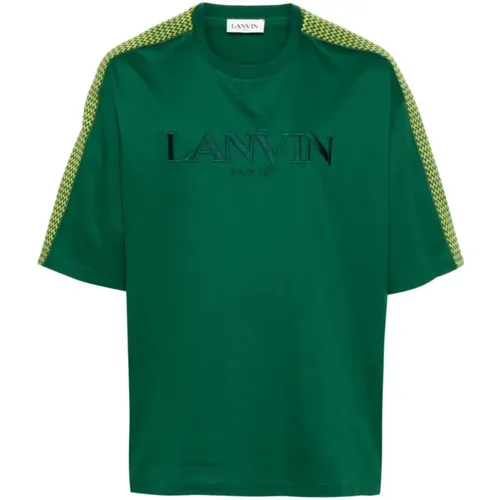 Lanvin - Tops > T-Shirts - Green - Lanvin - Modalova