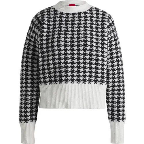 Knitwear > Round-neck Knitwear - - Hugo Boss - Modalova