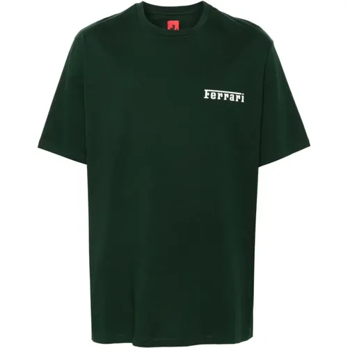 Ferrari - Tops > T-Shirts - Green - Ferrari - Modalova