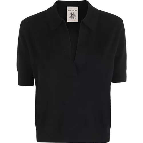 Tops > Polo Shirts - - Semicouture - Modalova