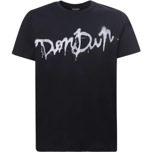 Dondup - Tops > T-Shirts - Black - Dondup - Modalova