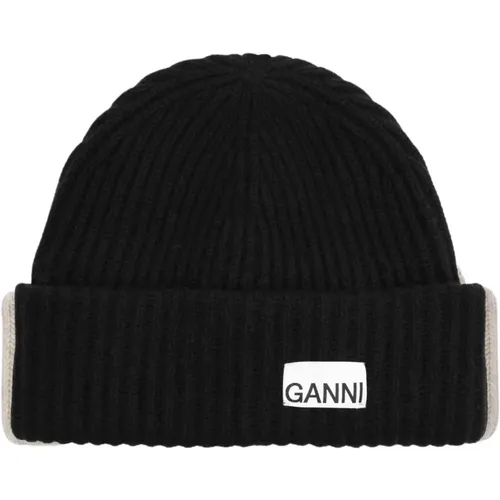 Accessories > Hats > Beanies - - Ganni - Modalova