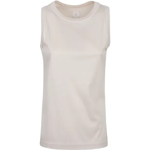 Tops > Sleeveless Tops - - Eleventy - Modalova