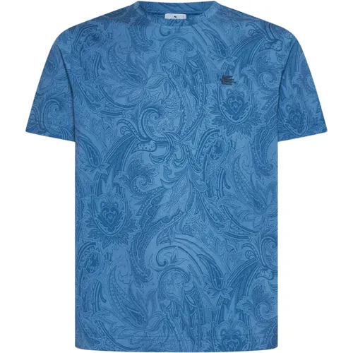 Etro - Tops > T-Shirts - Blue - ETRO - Modalova