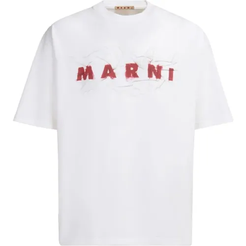 Marni - Tops > T-Shirts - White - Marni - Modalova