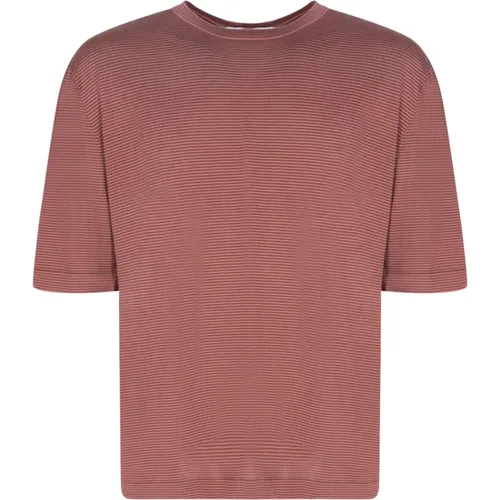 Lardini - Tops > T-Shirts - Brown - Lardini - Modalova