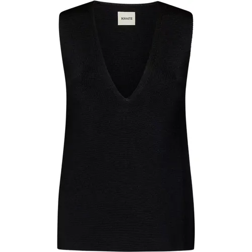 Tops > Sleeveless Tops - - Khaite - Modalova