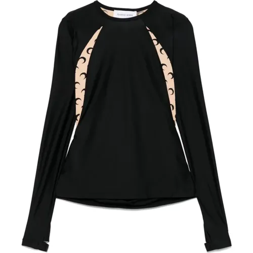 Tops > Long Sleeve Tops - - Marine Serre - Modalova