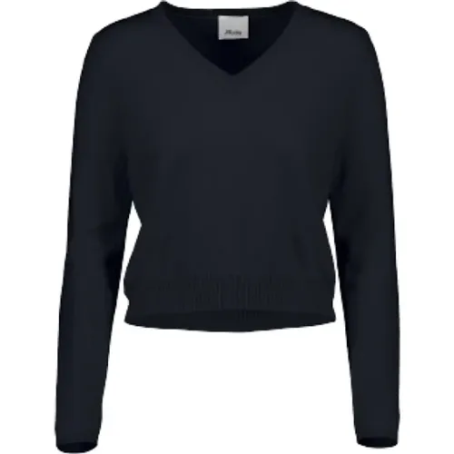 Knitwear > V-neck Knitwear - - allude - Modalova