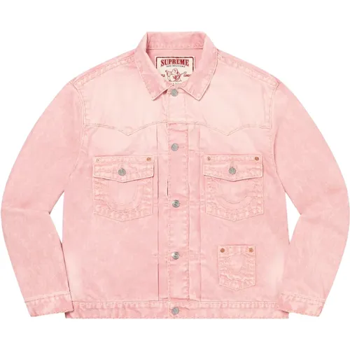 Jackets > Denim Jackets - - Supreme - Modalova