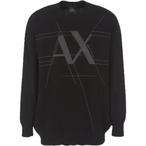 Knitwear > Round-neck Knitwear - - Armani Exchange - Modalova