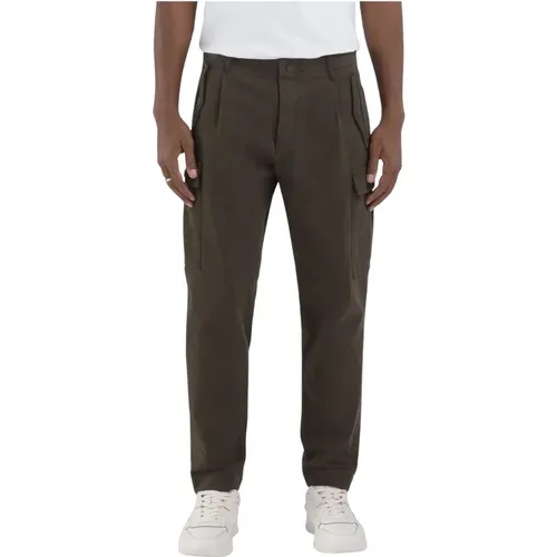 Trousers > Straight Trousers - - Replay - Modalova