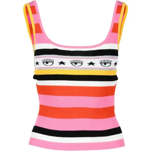 Tops > Sleeveless Tops - - Chiara Ferragni Collection - Modalova