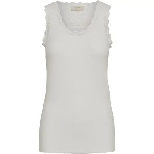 Tops > Sleeveless Tops - - Cream - Modalova