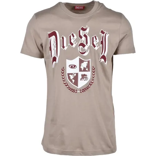 Diesel - Tops > T-Shirts - Beige - Diesel - Modalova