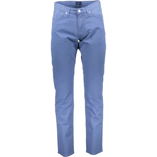 Gant - Trousers > Chinos - Blue - Gant - Modalova