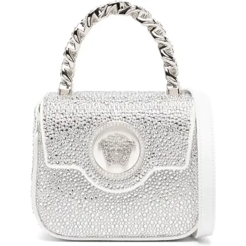 Versace - Bags > Handbags - White - Versace - Modalova