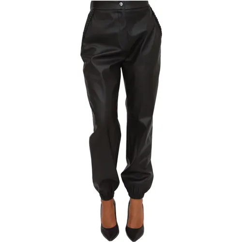 Trousers > Leather Trousers - - Liu Jo - Modalova