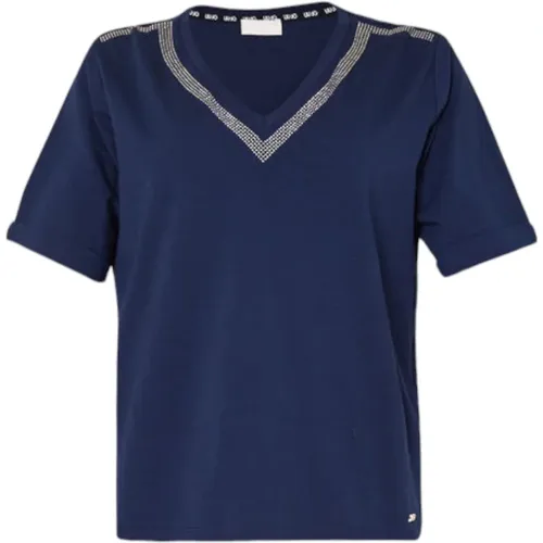 Liu Jo - Tops > T-Shirts - Blue - Liu Jo - Modalova