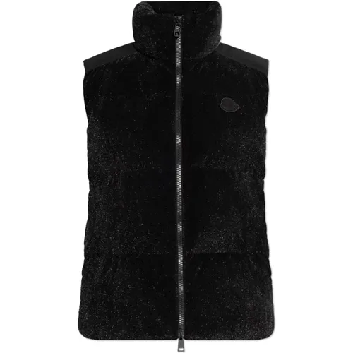 Moncler - Jackets > Vests - Black - Moncler - Modalova