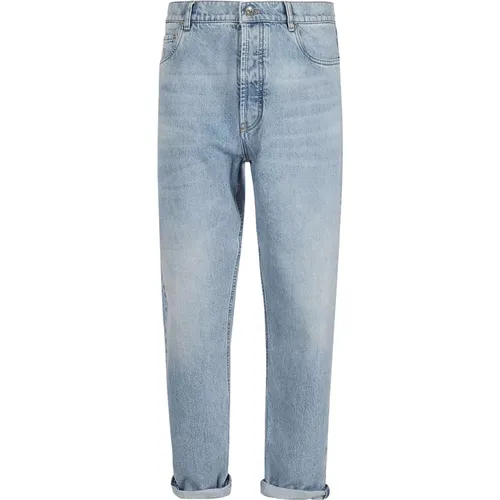 Jeans > Straight Jeans - - BRUNELLO CUCINELLI - Modalova