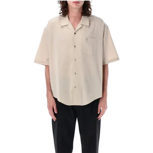 Shirts > Short Sleeve Shirts - - Ami Paris - Modalova