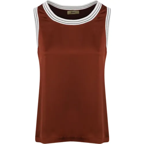 Tops > Sleeveless Tops - - Herno - Modalova