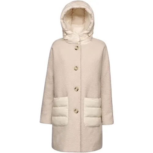 Geox - Coats > Parkas - Beige - Geox - Modalova