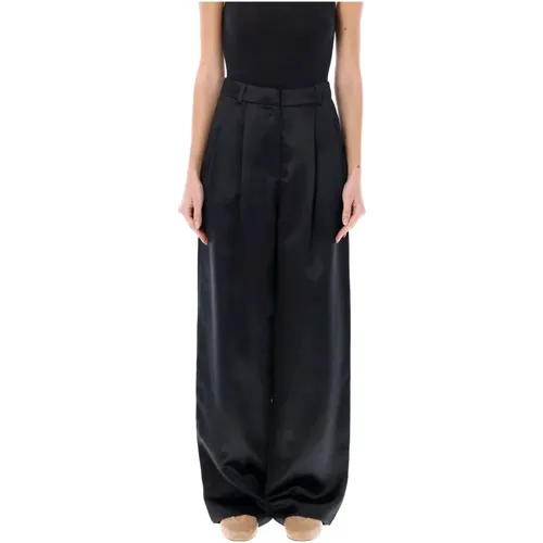 Trousers > Wide Trousers - - Loulou Studio - Modalova