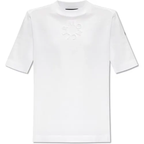 Moncler - Tops > T-Shirts - White - Moncler - Modalova