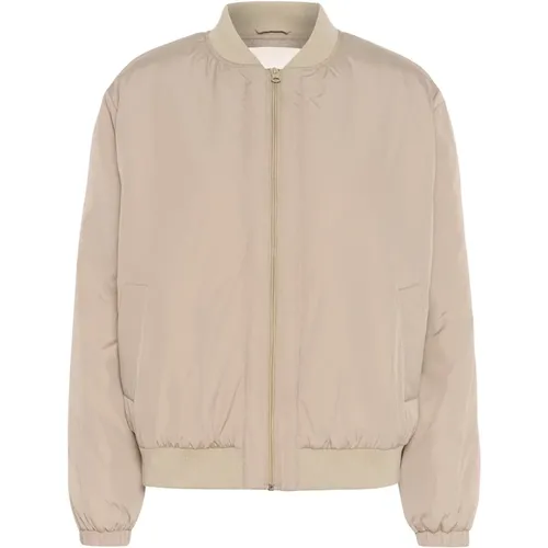 Jackets > Bomber Jackets - - Cream - Modalova