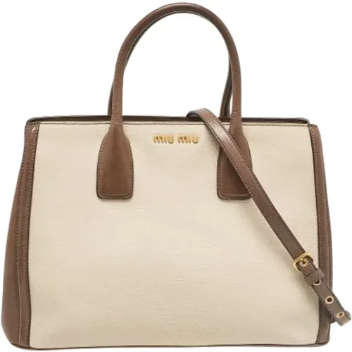 Pre-owned > Pre-owned Bags > Pre-owned Tote Bags - - Miu Miu Pre-owned - Modalova