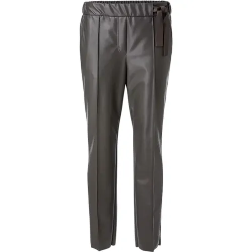 Trousers > Leather Trousers - - Marc Cain - Modalova