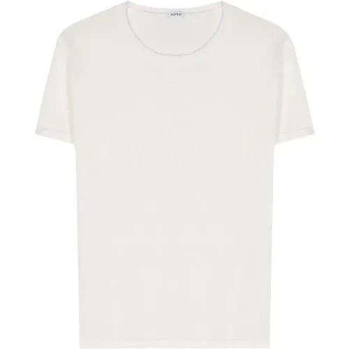 Aspesi - Tops > T-Shirts - White - Aspesi - Modalova