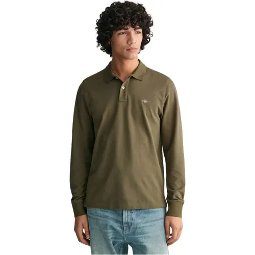 Gant - Tops > Polo Shirts - Green - Gant - Modalova