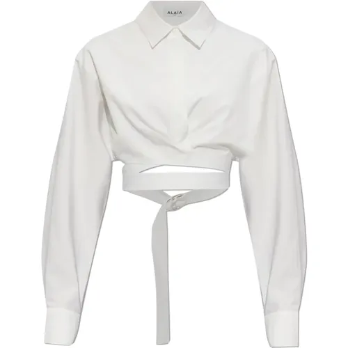 Blouses & Shirts > Shirts - - Alaïa - Modalova