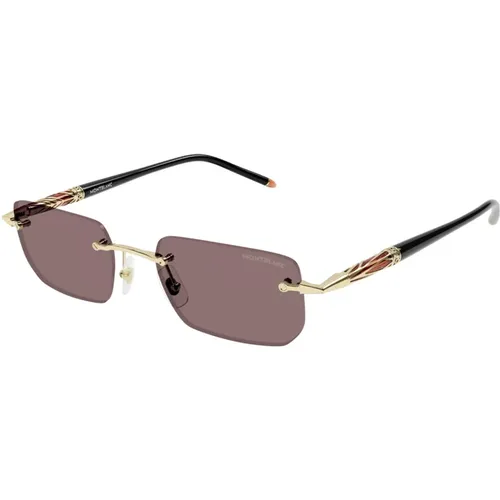 Accessories > Sunglasses - - Montblanc - Modalova