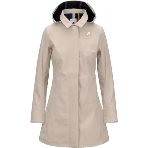 K-Way - Coats > Parkas - Beige - K-way - Modalova