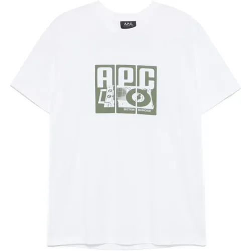 A.p.c. - Tops > T-Shirts - White - A.p.c. - Modalova