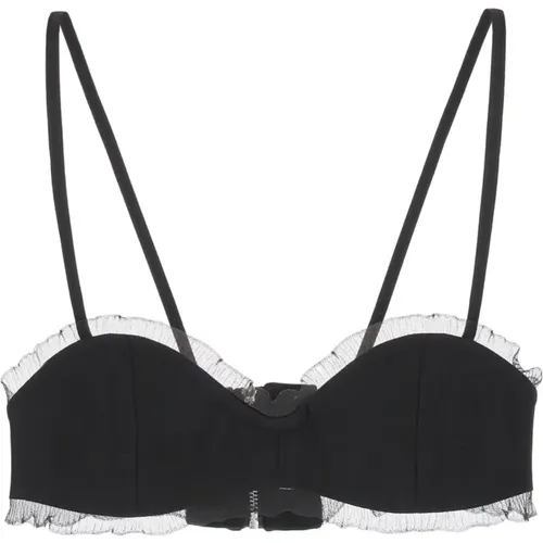 Ganni - Underwear > Bras - Black - Ganni - Modalova