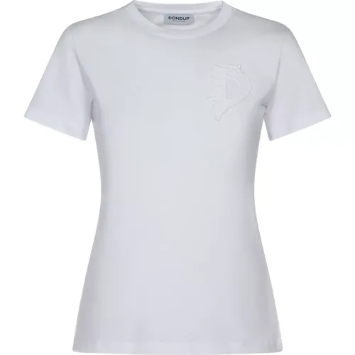 Dondup - Tops > T-Shirts - White - Dondup - Modalova