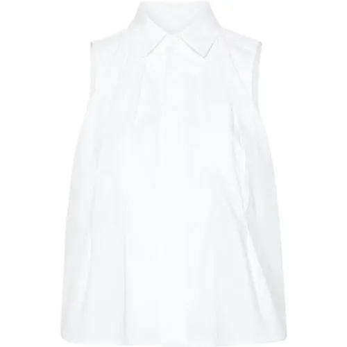 Tops > Sleeveless Tops - - Sacai - Modalova