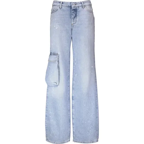 Jeans > Wide Jeans - - Off White - Modalova