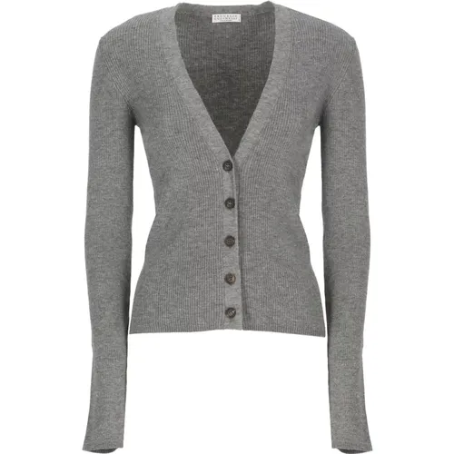 Knitwear > Cardigans - - BRUNELLO CUCINELLI - Modalova