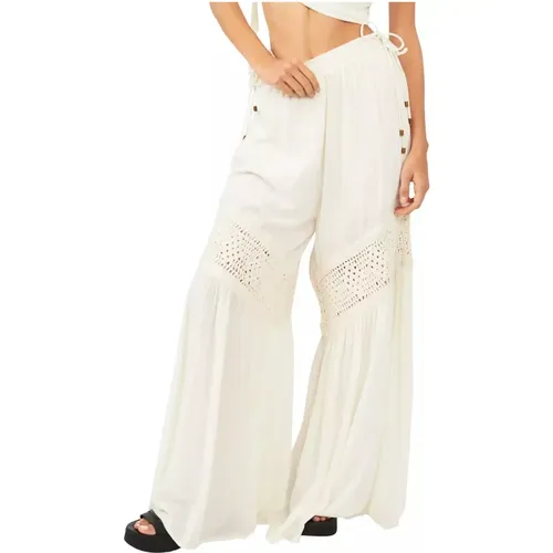 Trousers > Wide Trousers - - Free People - Modalova