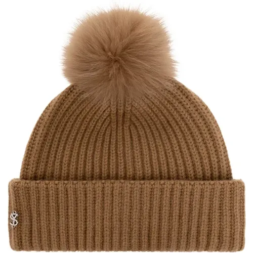 Accessories > Hats > Beanies - - Yves Salomon - Modalova