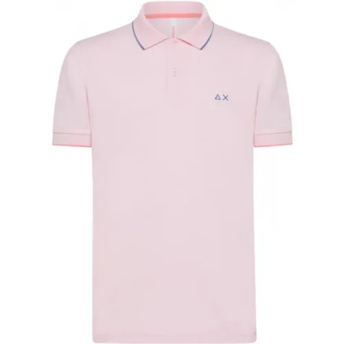 Sun68 - Tops > Polo Shirts - Pink - Sun68 - Modalova