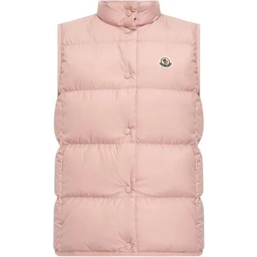 Moncler - Jackets > Vests - Pink - Moncler - Modalova